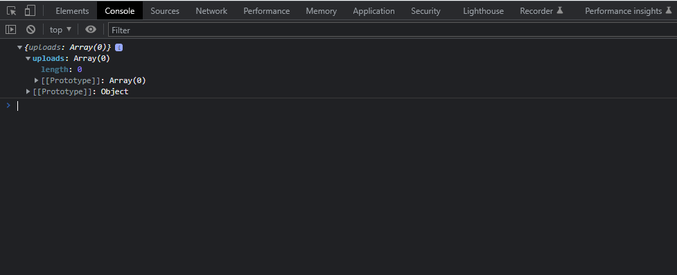 Laravel response printed in the console